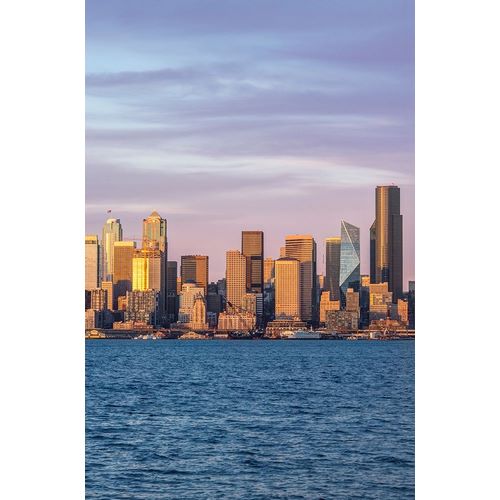 Washington State-Seattle Skyline at Sunset